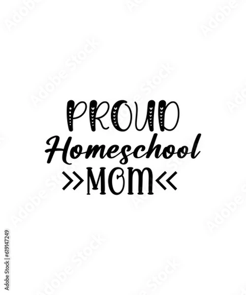 Fototapeta Homeschool SVG Bundle, Homeschool Mama SVG, Homeschool Mom svg, School svg, Mom svg