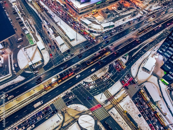 Obraz Warszawa zimą