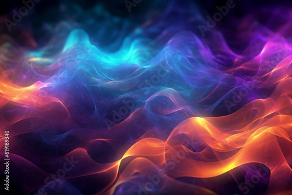 Obraz Energetic Flow: Abstract Background