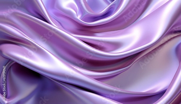 Obraz Luminous Elegance: Light Silk Wave