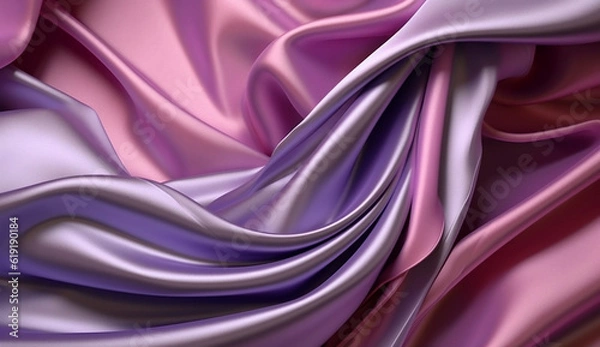 Obraz Luminous Elegance: Light Silk Wave