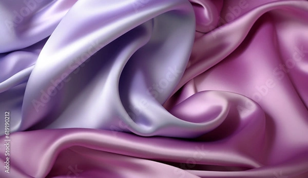 Obraz Luminous Elegance: Light Silk Wave