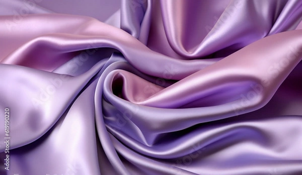 Obraz Luminous Elegance: Light Silk Wave