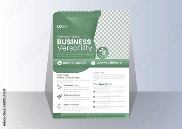 Obraz vector modern corporate business flyer template