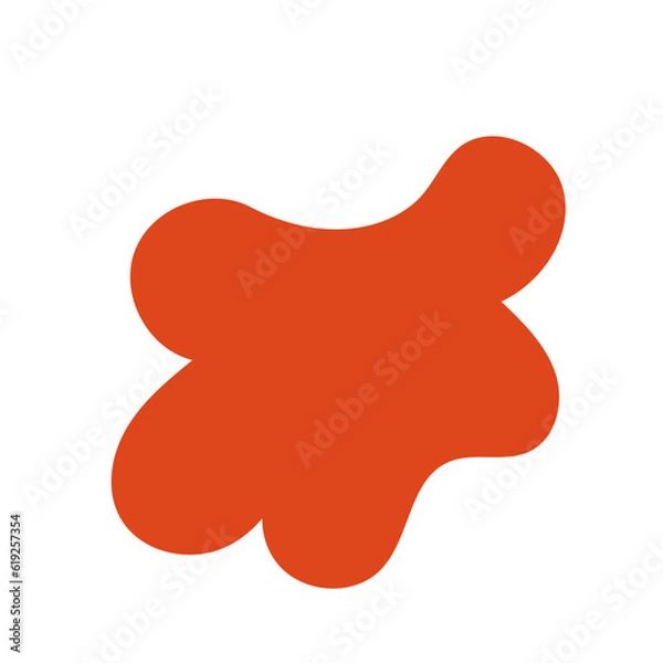 Fototapeta Orange Abstract Shape Vectors 