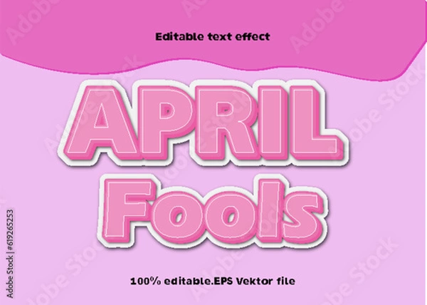 Obraz April Fools Editable Text Effect Style