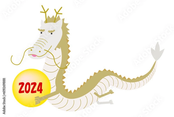 Fototapeta 辰　年賀状　干支　アイコン