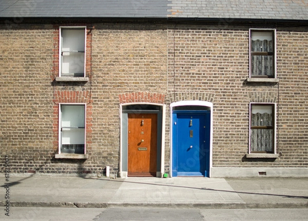 Obraz Hauseingänge in Dublin