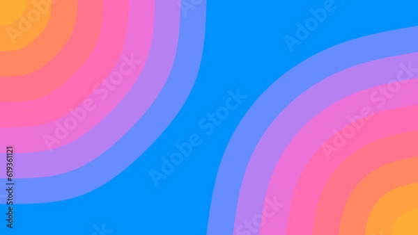 Obraz abstract gradient colorful background with circles