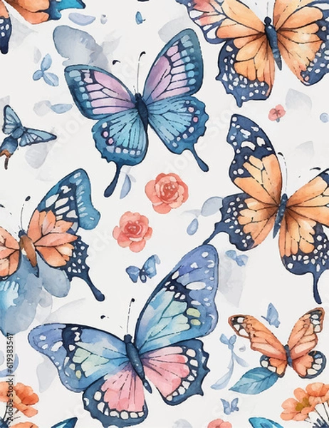 Fototapeta Butterfly pattern