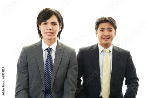 Fototapeta 笑顔のビジネスマン