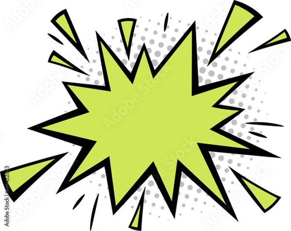 Fototapeta Speech Bubble Comic Style