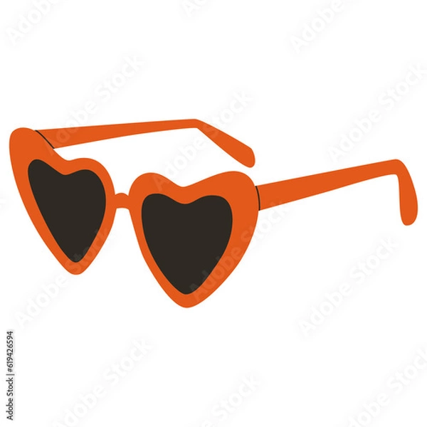 Obraz Heart shaped sunglasses