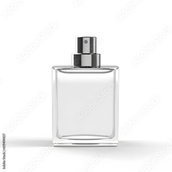 Obraz transparent glass square bottle of cologne 