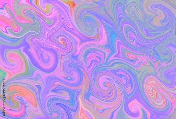 Fototapeta マーブル模様　ピンクと紫