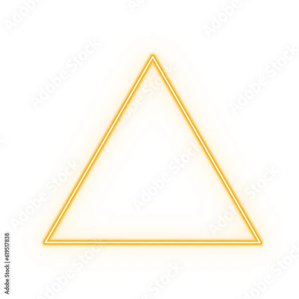 Fototapeta text frame neon light triangle cute colorful