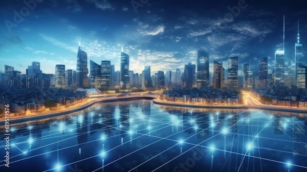 Obraz Technology and innovation are being used to overcome the challenges of this new world