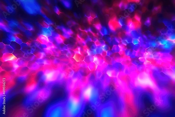 Fototapeta Vibrant Neon Lights. Generative AI