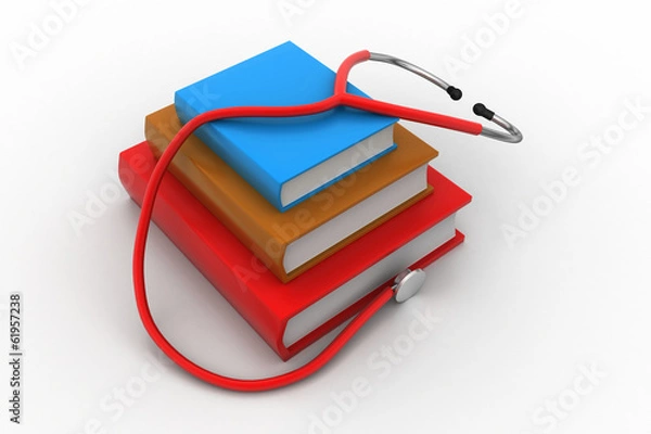 Fototapeta Medical text books
