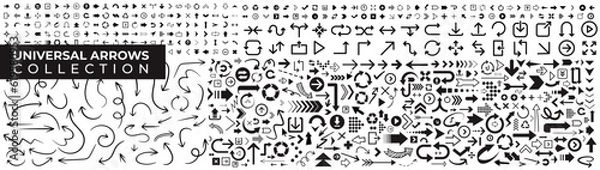 Fototapeta Universal collection arrows