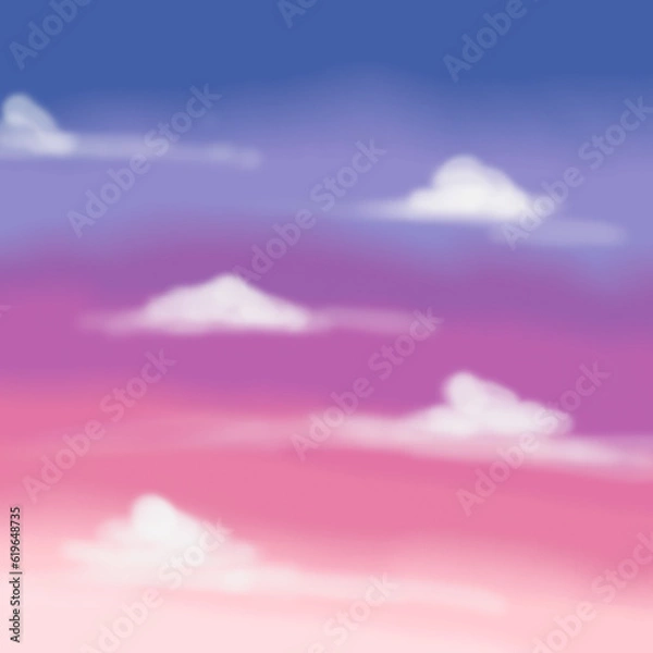 Obraz sky and clouds