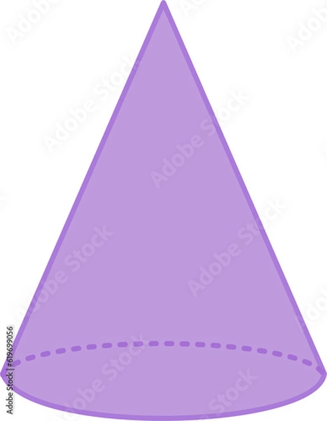 Obraz 3D Cone shape, 3 dimesion geometric.