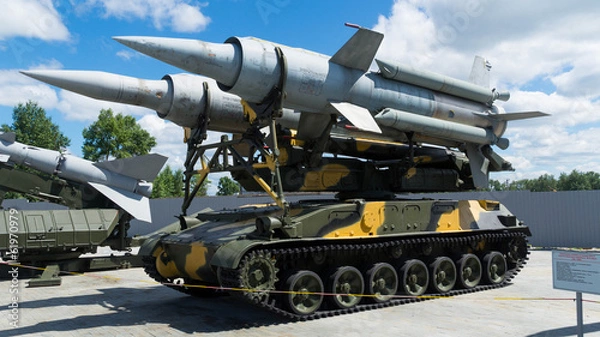 Fototapeta самоходная ракетная установка экспонат военного музея