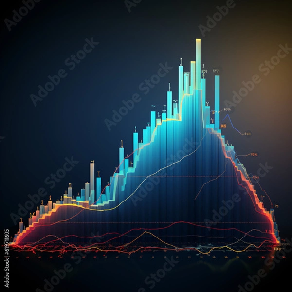 Obraz Charting Progress: A Transparent Journey through Financial Metrics