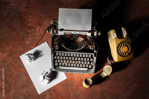 Fototapeta Old typewriter