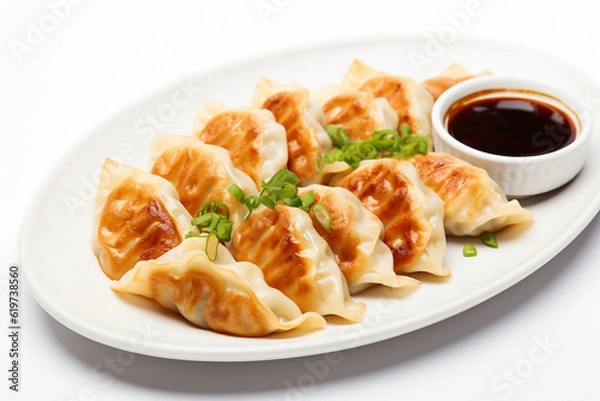 Fototapeta 잘 익은 군만두, 생성형 AI