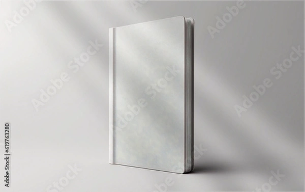Fototapeta Realistic Book template render isolated