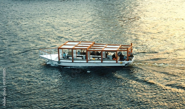 Obraz Egypt, Cairo - Felucca sailing in the Nile River.