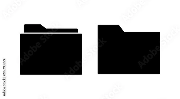 Obraz Folder icon vector. document folder icon