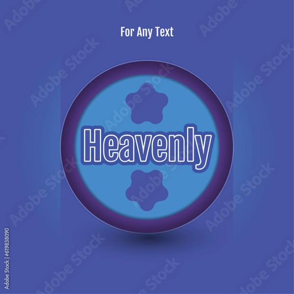 Fototapeta Vector Editable Text Effect Design