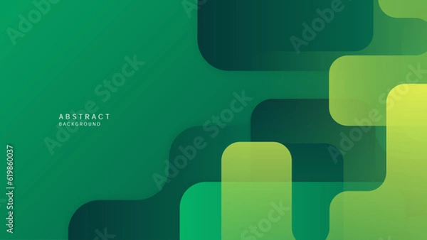 Obraz vector bright gradient background in green and yellow