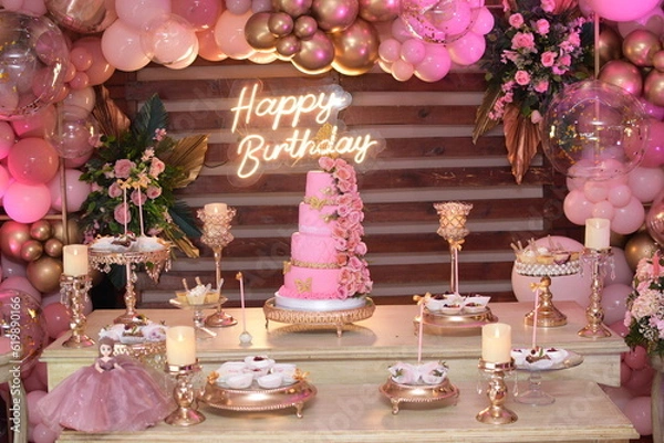 Fototapeta decoración de lujo para eventos