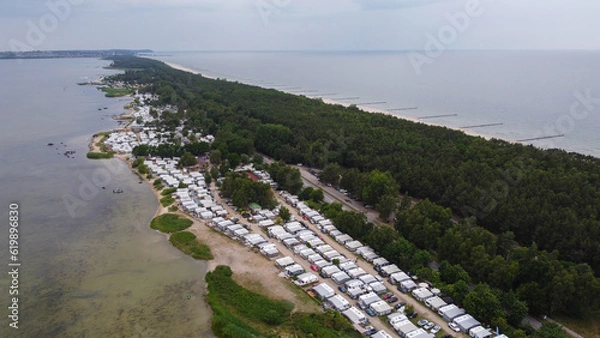 Obraz Chałupy, widok z lotu ptaka 2023
