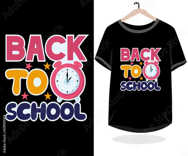 Obraz Free vector colorful back to school