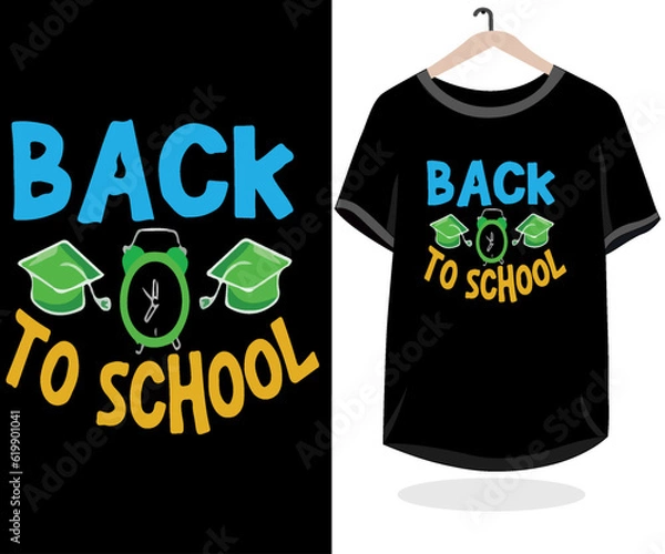 Obraz Free vector colorful back to school