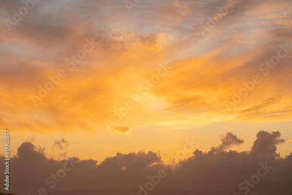 Obraz Nubes de atardecer