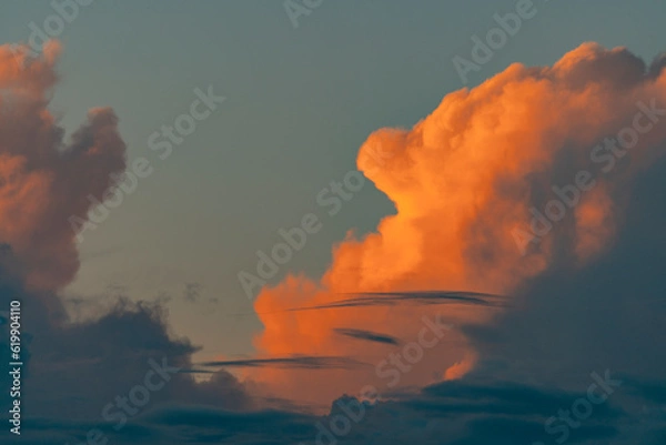 Fototapeta Nubes de atardecer