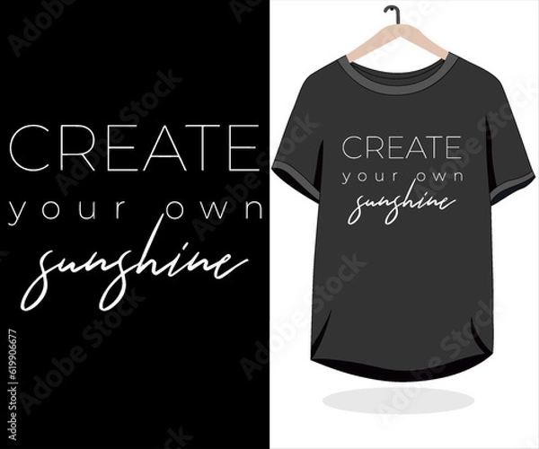 Obraz T-shirt design vector template