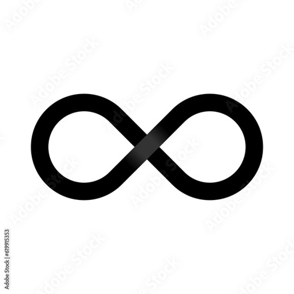 Obraz Infinity symbol with gradient