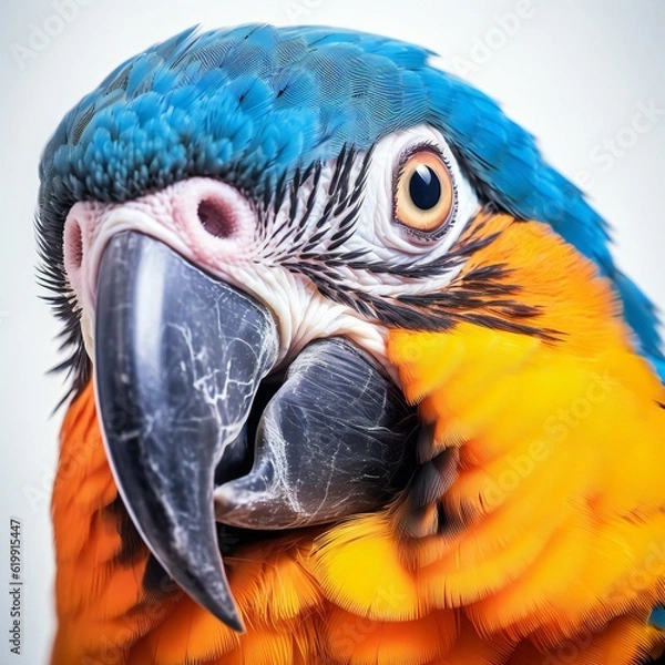 Obraz Portrait of a Blue-Throated Macaw