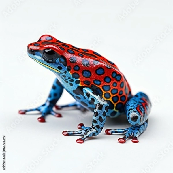 Obraz Vibrant Red and Blue Poison Dart Frog