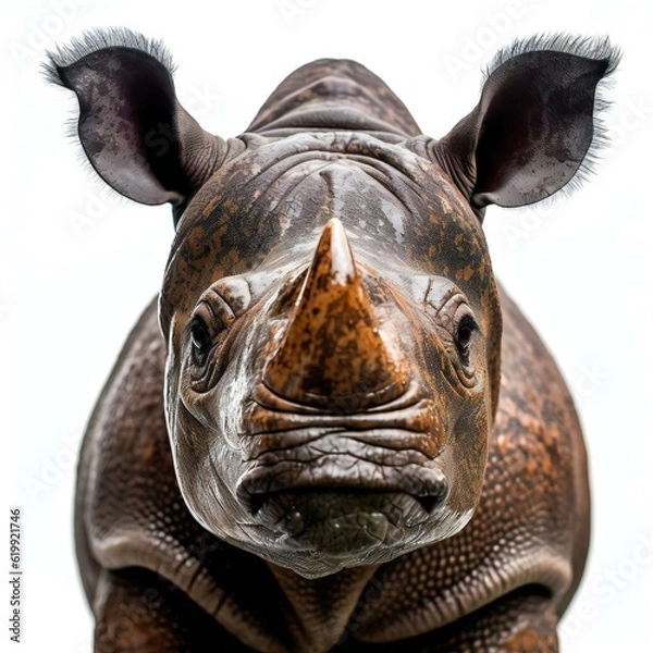 Obraz Endangered Elegance: Sumatran Rhinoceros