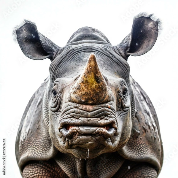 Obraz Endangered Elegance: Sumatran Rhinoceros