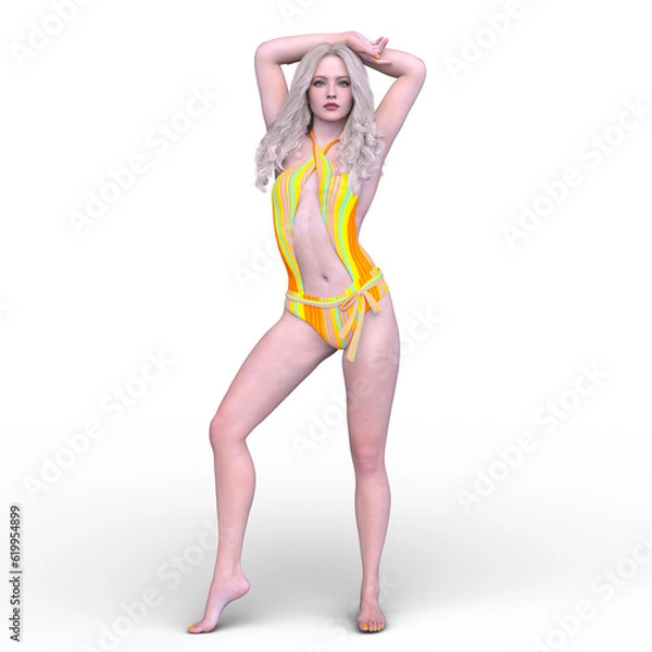 Fototapeta 水着姿の女性