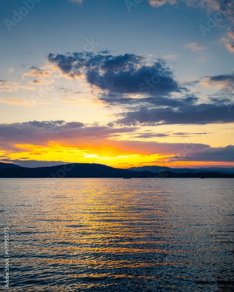 Obraz sunset over the sea