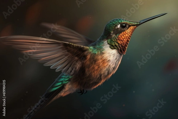 Fototapeta Hummingbird flying